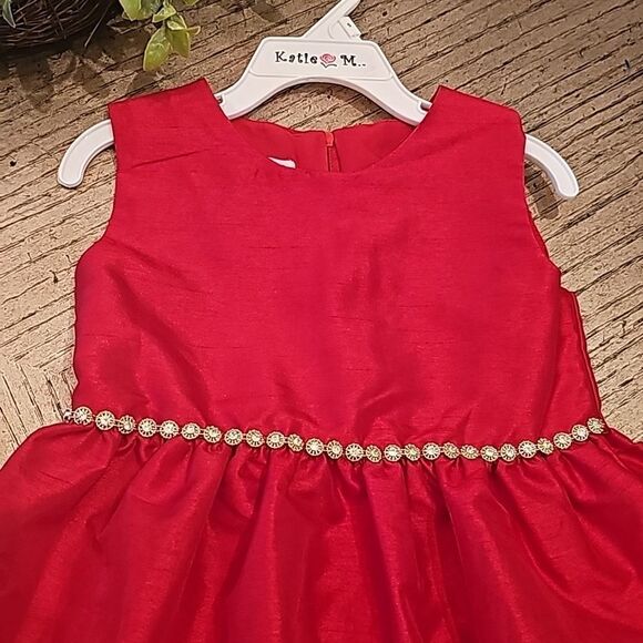 Girls red formal dress size 5 - Picture 2 of 8